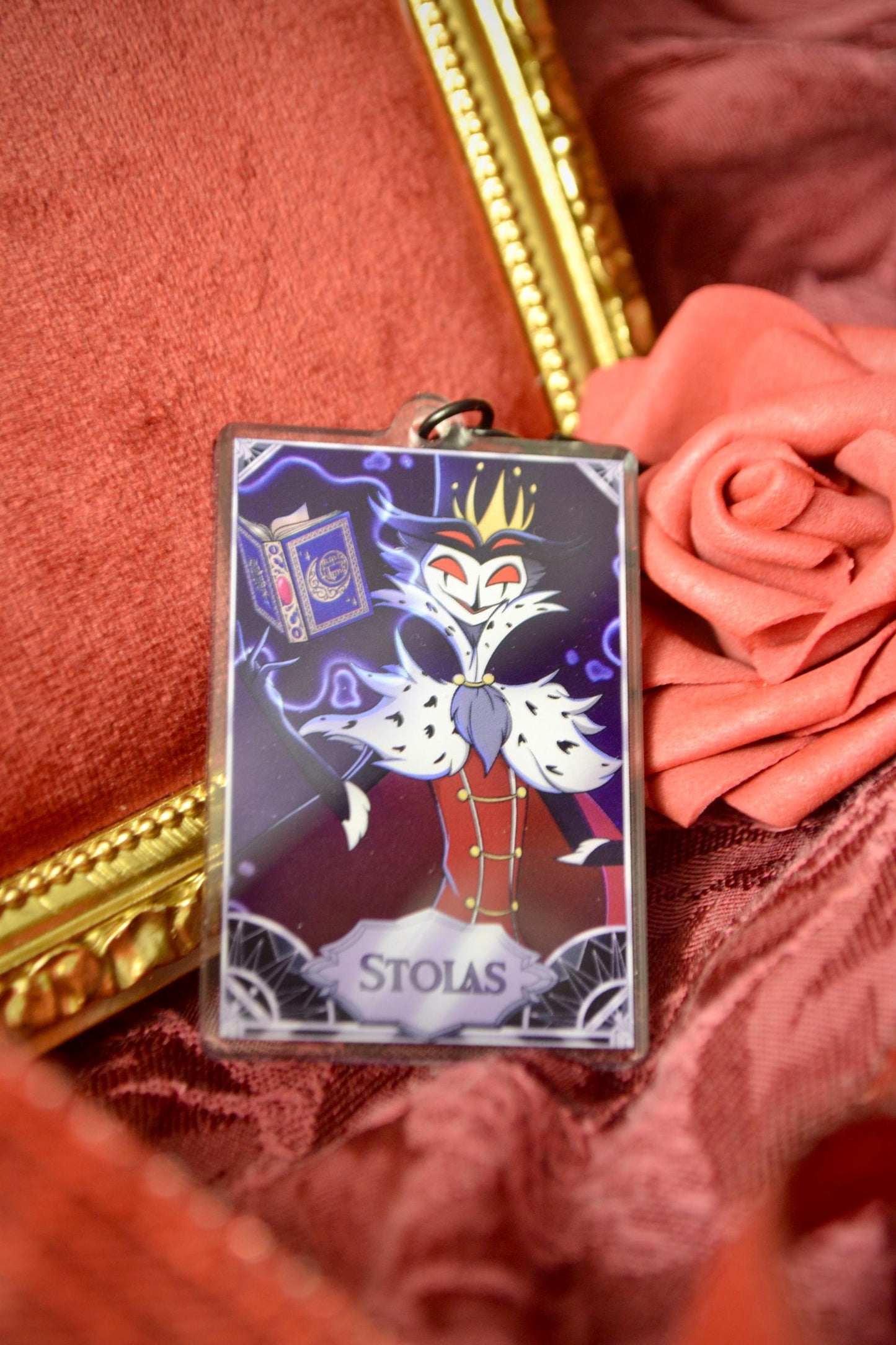 Stolas TCG Keychain | Helluva Boss Fan-made Merch