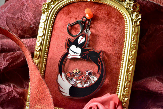 Keekee & Friends Shaker Keychain | Hazbin Hotel Fan-made Merch