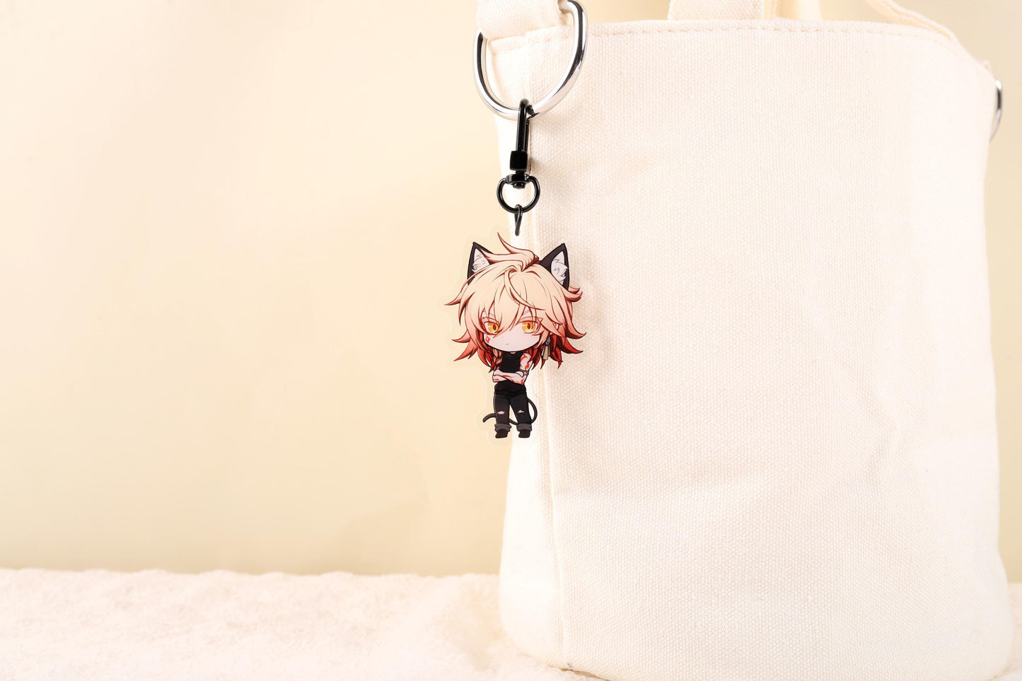 Cat Mydei | 2” Acrylic Keychain Charm | Honkai Star Rail Fanart