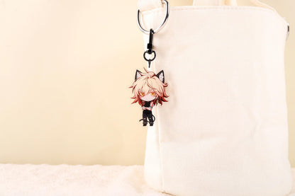 Cat Mydei | 2” Acrylic Keychain Charm | Honkai Star Rail Fanart
