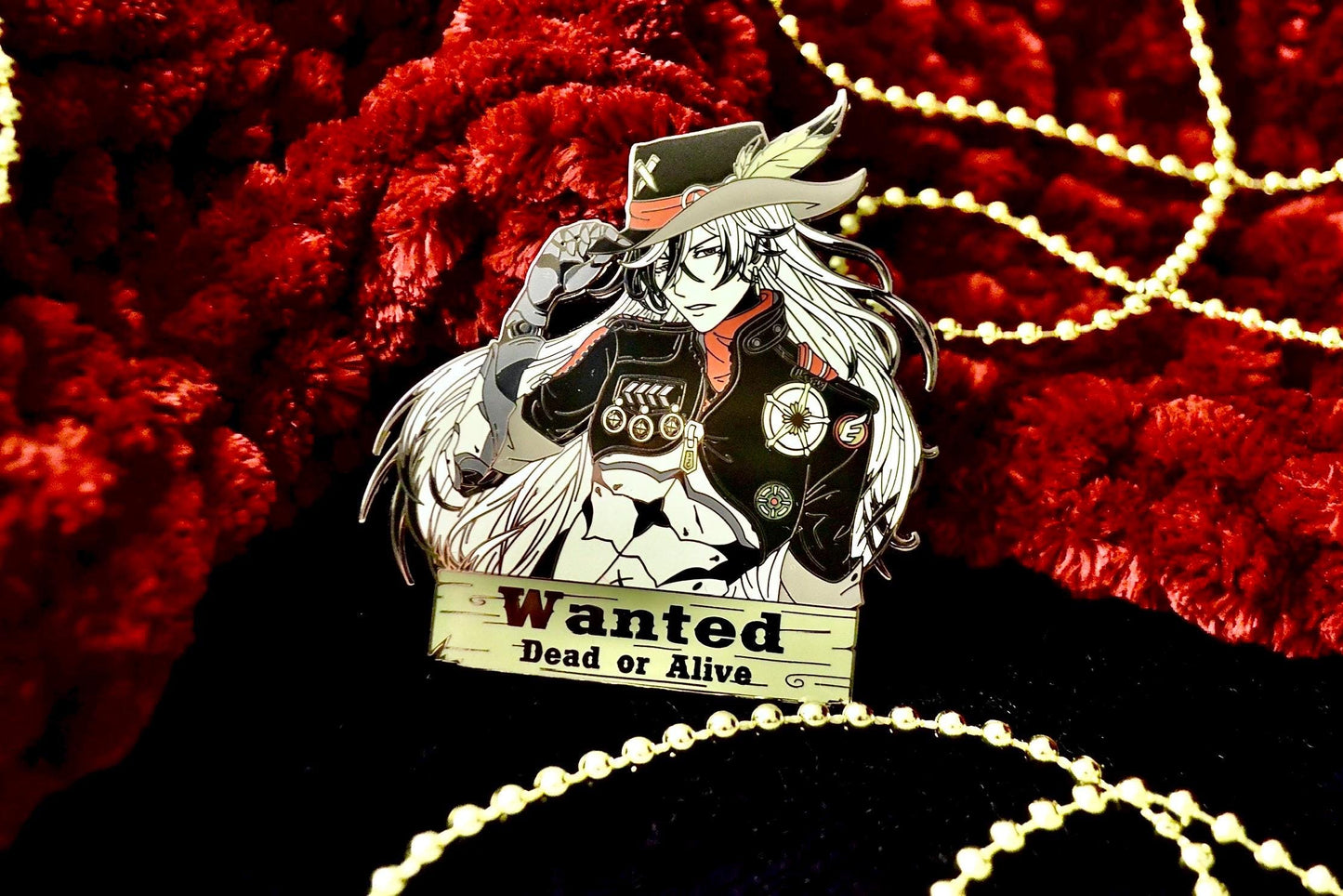 Boothill Wanted | 3” XL Hard Enamel Pin | Fan-made Honkai Star Rail Fanart