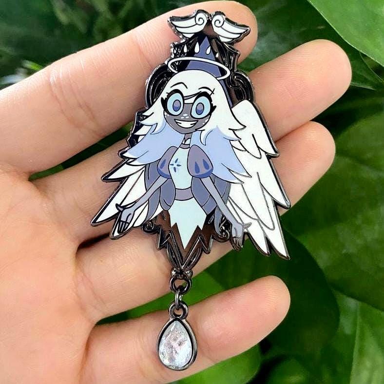 Emily Portrait Enamel Pin | Hazbin Hotel Fanart