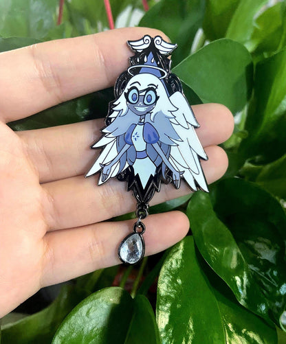 Emily Portrait Enamel Pin | Hazbin Hotel Fanart