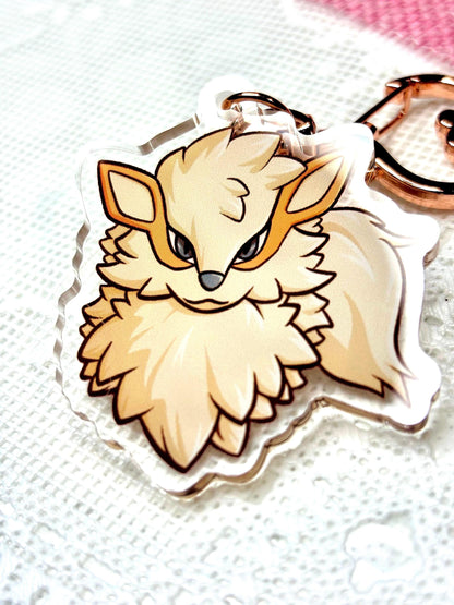 Fire Dog Keychain: Fanart | 2” Acrylic Charm