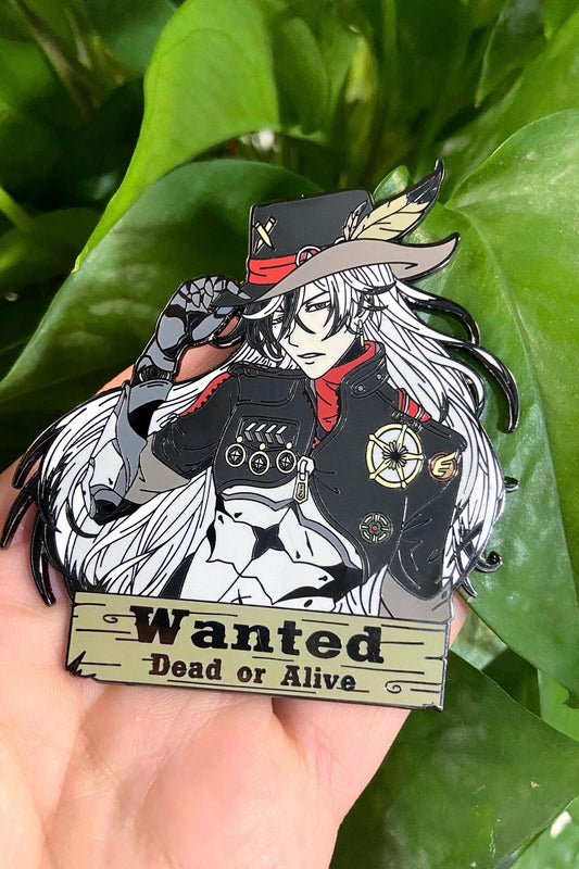 Boothill Wanted | 3” XL Hard Enamel Pin | Fan-made Honkai Star Rail Fanart