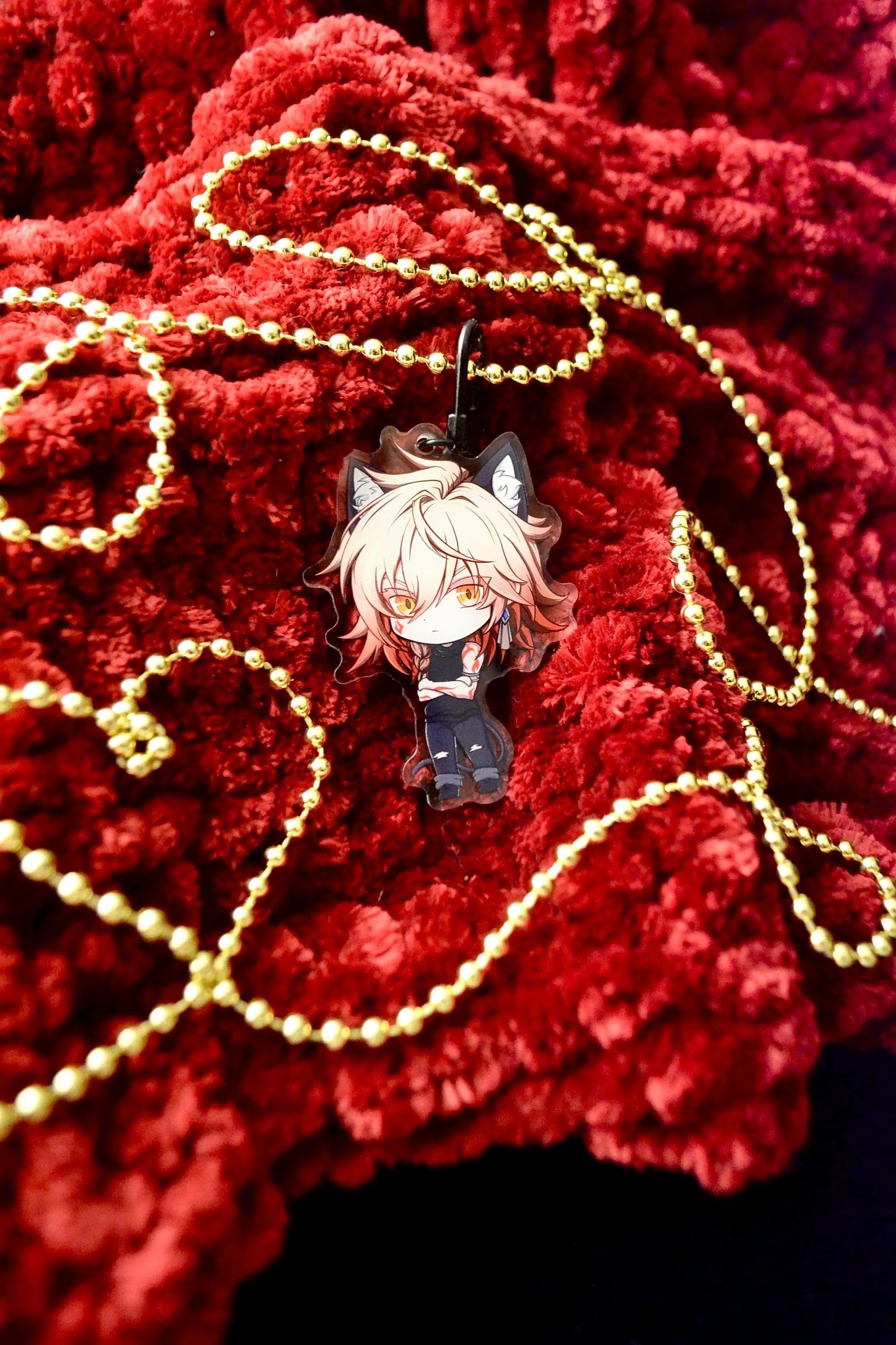 Cat Mydei | 2” Acrylic Keychain Charm | Honkai Star Rail Fanart