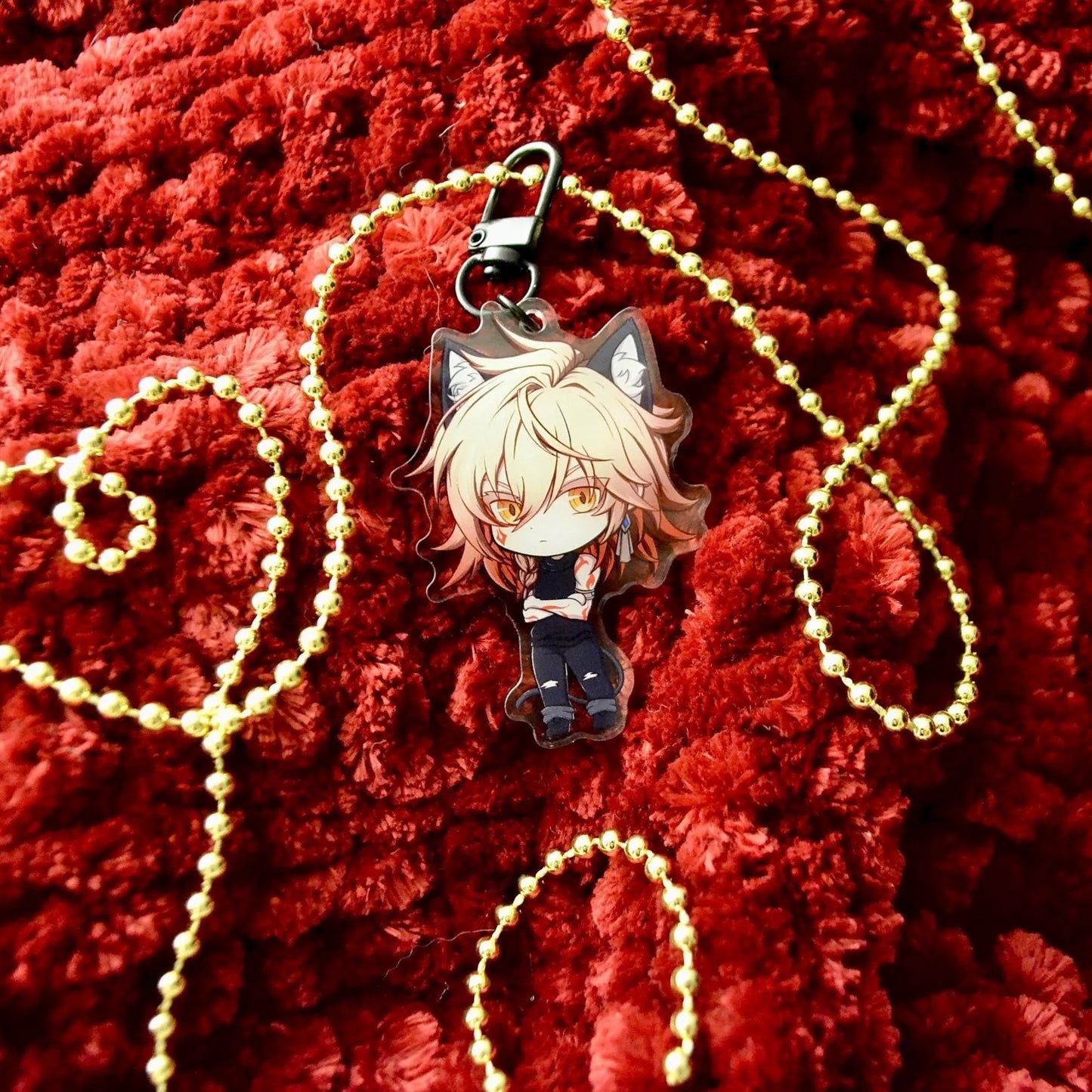 Cat Mydei | 2” Acrylic Keychain Charm | Honkai Star Rail Fanart