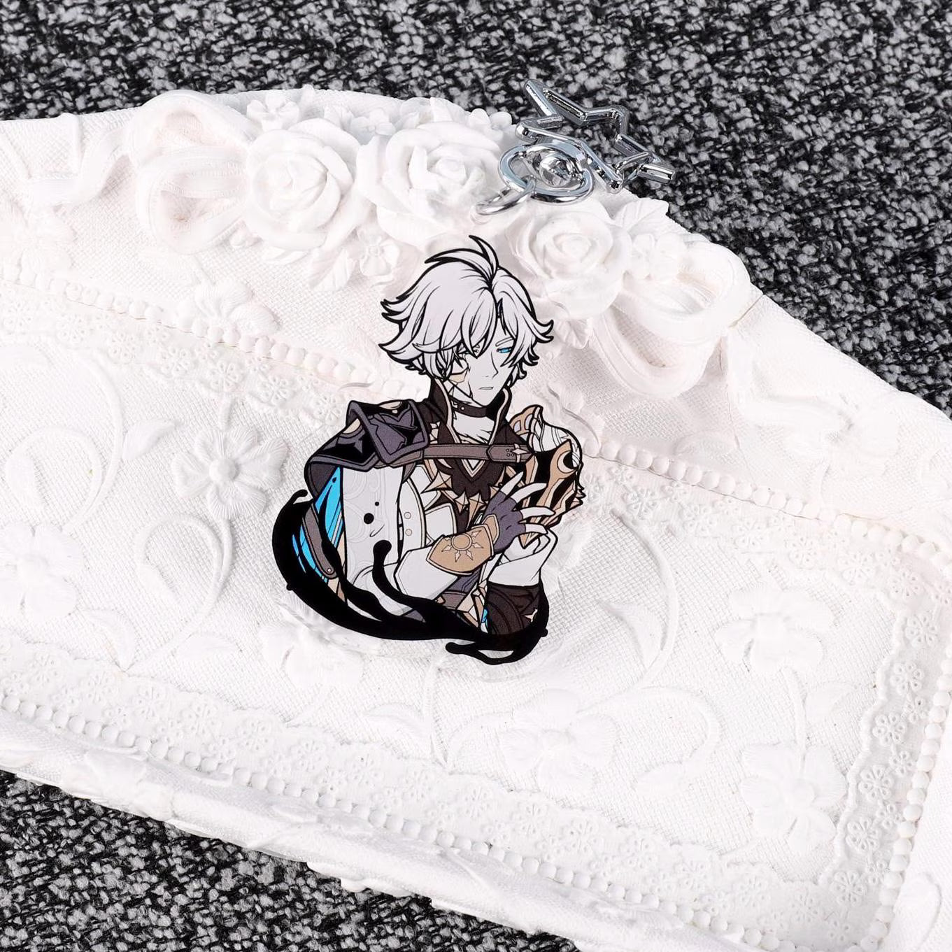 Phainon (Flame Reaver) | Acrylic Keychain Charm | Honkai Star Rail Fanart