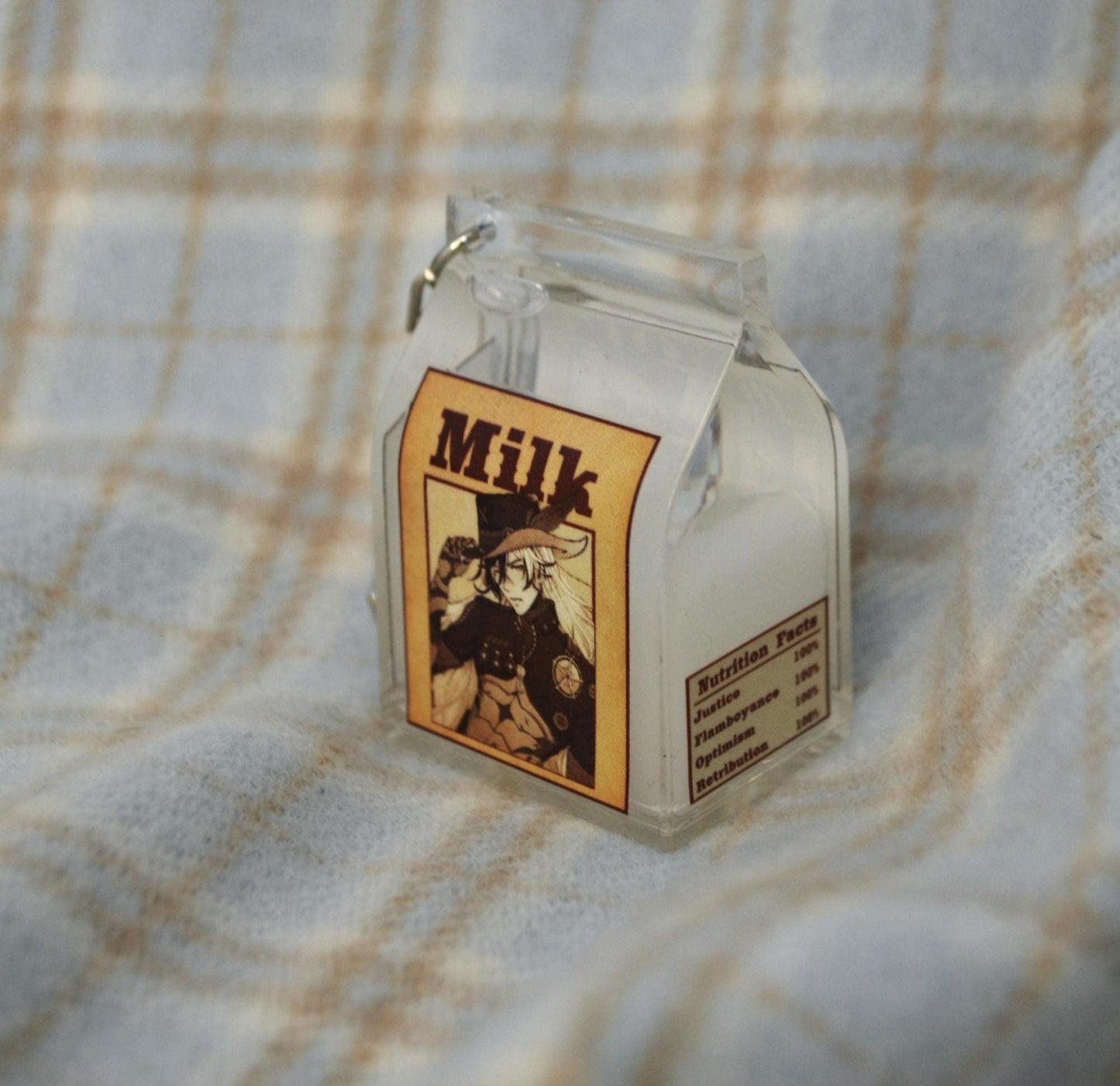 Boothill Milk Carton Keychain | Honkai Star Rail