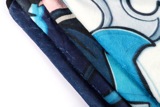 Imbibtor Lunae Plush Throw Blanket: Honkai Star Rail Dan Heng Fanart