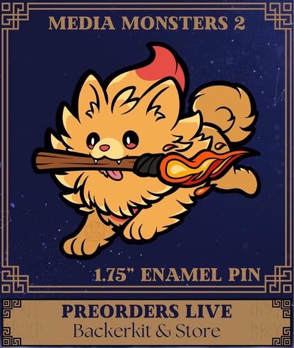 Pombon Hard Enamel Pin Preorders 1.75” (Unofficial Fanart)