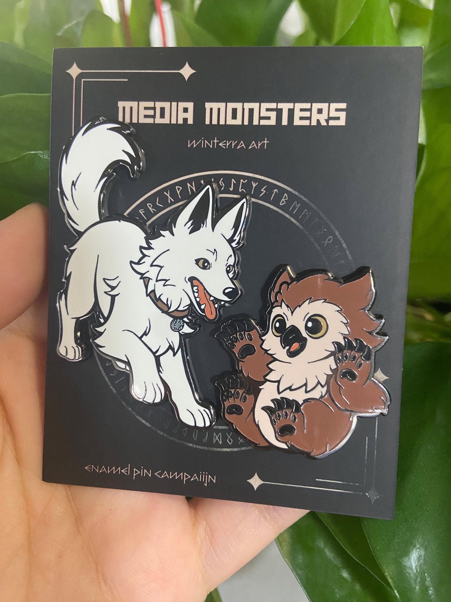 Scratch and Owlbear Cub | Hard Enamel Pins