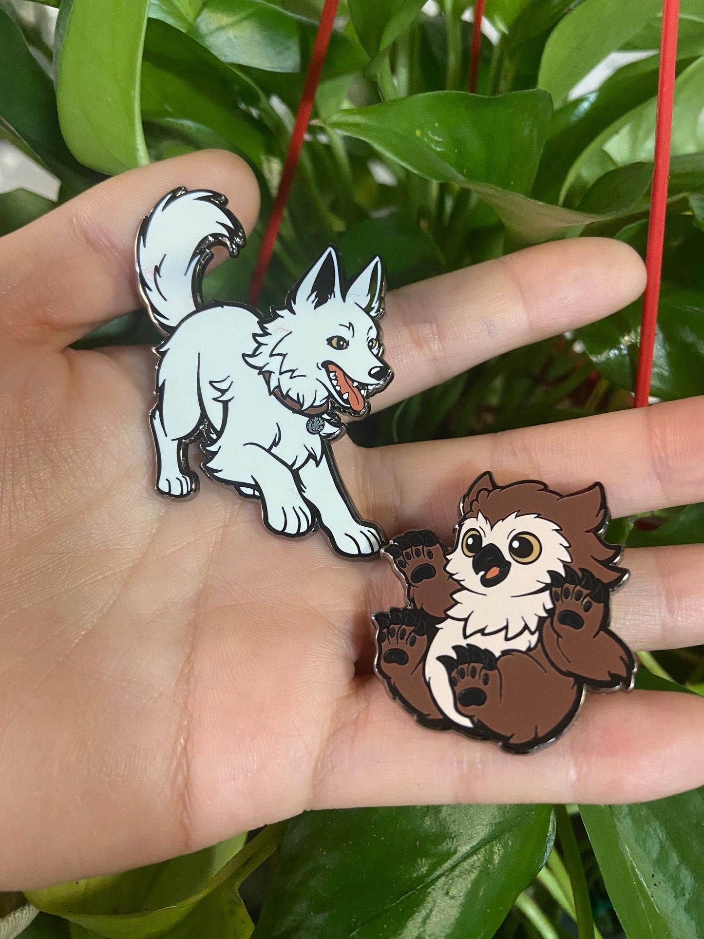 Scratch and Owlbear Cub | Hard Enamel Pins