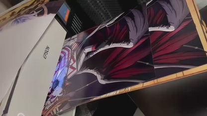 Lucifer Morningstar Hazbin Hotel Wall Art Poster Print Fanart (5x7 and 11x17 Inches)
