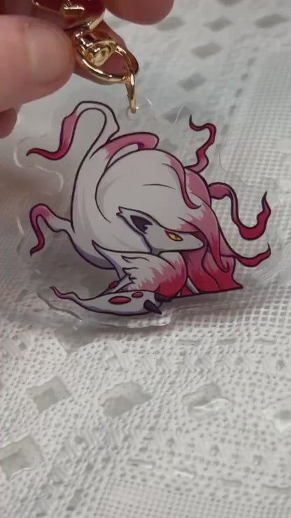 Hisuian Werewolf Keychain: Shiny Peeking Acrylic Charm